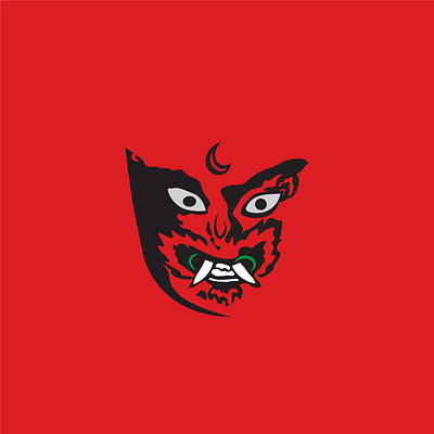 Lakhey | The Monster culture demon design flat folklore illustration lakhey monster nepal poster red vector