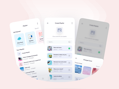 PodChess - Podcast Mobile App - Part 2 app clean clean design clean ui design dribbble freelance freelancer mobile ui podcast podcasting podcasts popular popular design popular shot ui ui ux ui design uidesign uiux