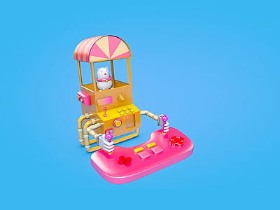 C4D machine cat practice ux