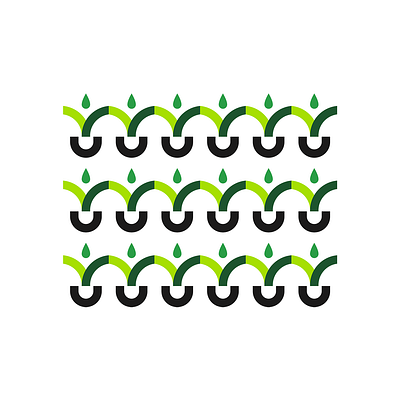 Verticalle Sul brand branding dz9 garden green logo plant vertical garden