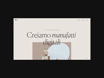 AVA Company โ Now Live concept fashion layout minimal photos typography ui web design