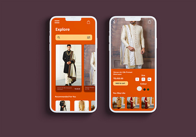 UI Design for a traditional clothing company app app design apparel application branding design illustration interaction interaction design interface ui ui design uidesign uiux ux vector