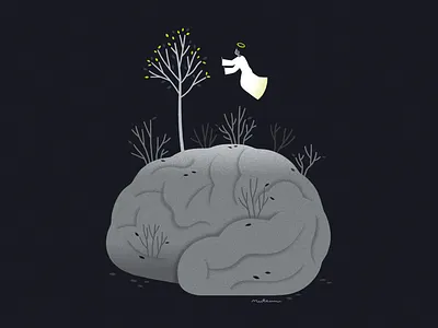 ‘Zombie’ genes？ brain illustration science science illustration