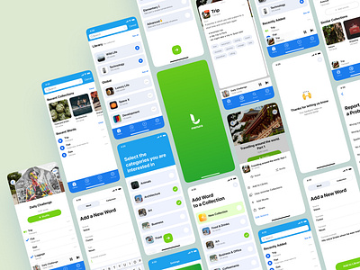 Menura - Language learning app app design language app learning app logo productdesign ui ux