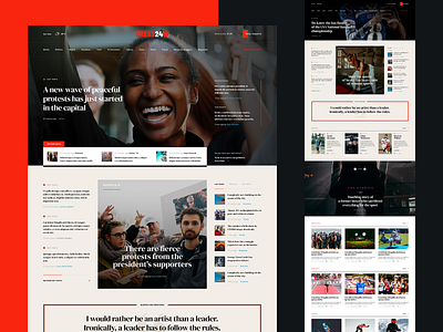 Press article blog journalist media news poland press read theme typography ui ux visiontrust web webdesign wordpress