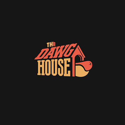 The Dawg House dawg house lettering logo logotype schmetzer
