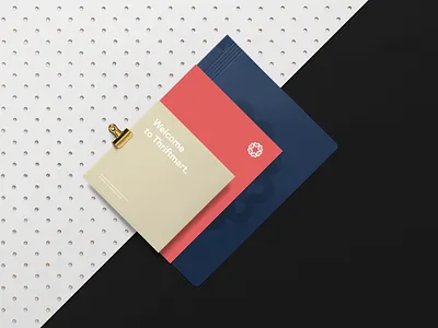 Thriftmart branding logo minimal stationery
