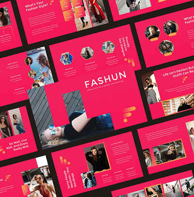 Fashun – Women Fashion & Apparel PowerPoint Template agency business clean clothing corporate creative fashion feminim modeling photography portfolio streetwear studio unique women