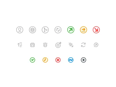 Dashboard icons design icon ui web