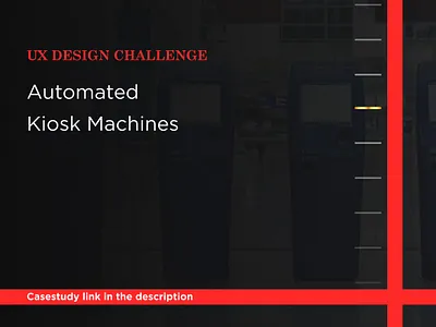 Automated Kiosk Machine Casestudy design luxury logo minimal ui uidesign ux ux ui vector