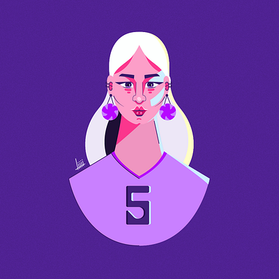 self portrait arab character icon illustrations illustrator