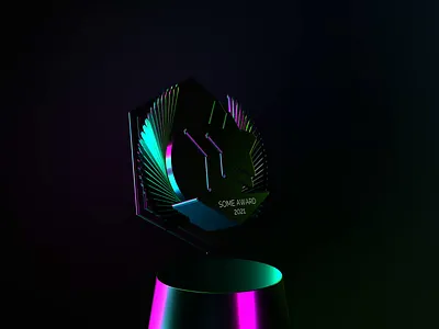 Some 3d achievement 3d 3d animation 3d art 3d modeling achievement badge branding design illustration spline ui