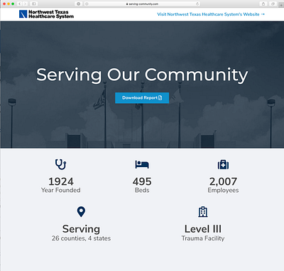 UHS Community Profiles | serving-community.com/northwest-texas elementor website