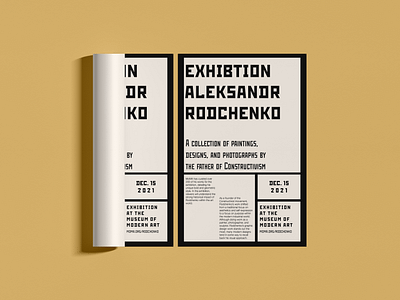 Third Rodchenko Poster Design constructivism design exhibition exhibition design poster poster design rodchenko