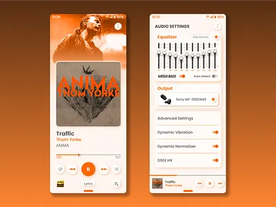 Sony Walkman Music Player UI app design figma flat music neomorphism simple sketch soft ui song sony spotify ui uiux ux vector walkman