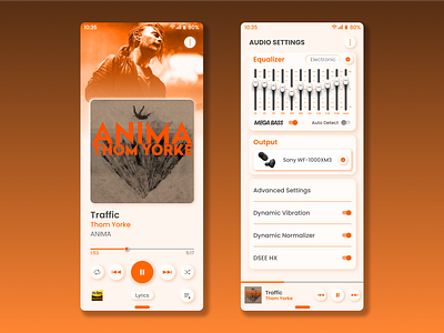 Sony Walkman Music Player UI app design figma flat music neomorphism simple sketch soft ui song sony spotify ui uiux ux vector walkman