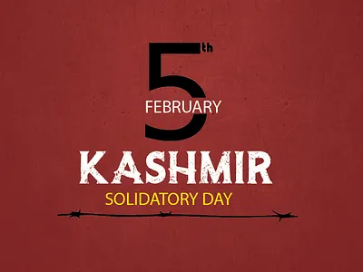 kashmir Day Post design kashmirday poster poster art social