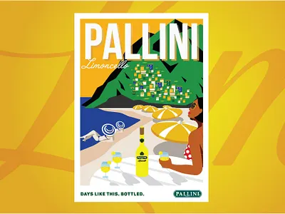 Days like this. Bottled design flat illustration illustrator logo typography vector