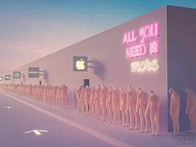 Somewhere in a pathetic world. 3d 3d art 3d artist blender blender3d concept design illustration modern render