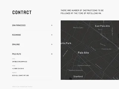 Contact Page Concept black white clean design concept contact contact form contact layout contact list contact page contact us layouts map mapbox minimalist