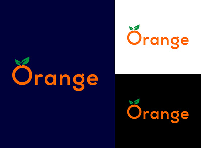 Orange Logo design fruit logo logo logo concept logo design minimal logo orange orange logo orange shop shop logo trendy logo vector logo