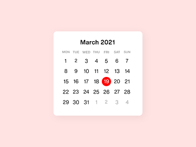 Daily UI Challenge - day #80 daily 100 challenge dailyui date date picker dates datetypography design