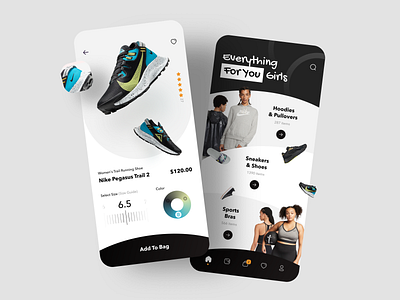 Sportswear Shop App Details adidas app design ecommerce gym ios mobile app mobile ui nike reebok shopping app sport sportswear ui ux