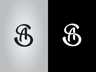 SA Monogram branding logo monogram typography