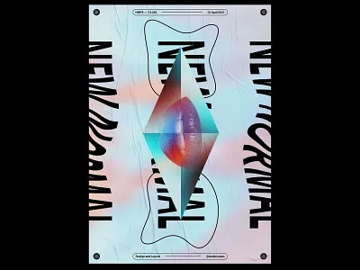 NNPS 18 Poster Design art circle color colorful creative design editorial experiment exploration geometric gradient minimal new normal pastel poster print rectangle shape shapes