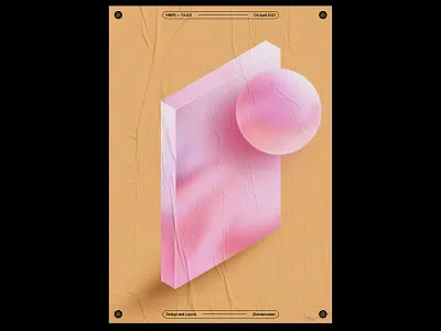 NNPS 21 Poster Design art circle color colorful creative design editorial experiment exploration geometric gradient minimal new normal pastel poster print rectangle shape shapes