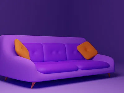 sofa 3d 3d art 3d design 3d modeling desain design illustration