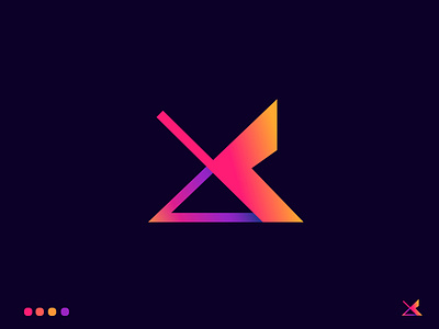 Letter X + K logo abstract agency logo app icon colorful logo dribbble best shot gradient logo illustration letter k logo letter x logo lettermark logo collection logo design logo mark logo trends 2020 logo trends 2021 logodesign logos logotype minimalist logo typography