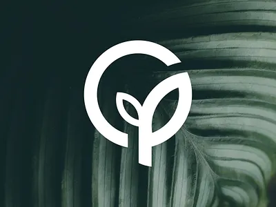 Green Trade Mark circle geometric green greenery greens hort horticulture icon leaf leafs logo logo mark minimal organic plant plants simple