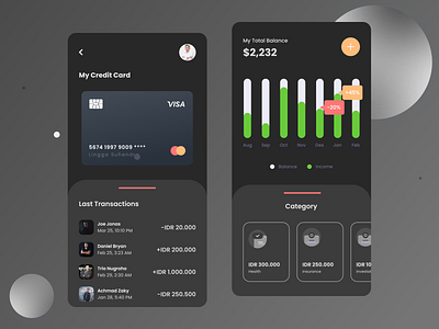 UI Design For Finance App app design minimal ui uiux ux