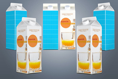 2L-Packaging-Mockup box design branding label packaging product package