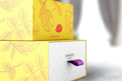 Package Box Mock-Up box design branding label packaging product package