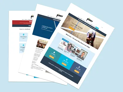 Pines: Professionals in Nutrition for Exercise and Sport nutrition website website design