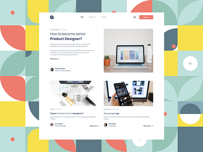 Blog page app app design dashboard design figma interface product design ui user experience ux
