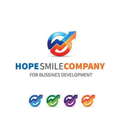 Hope Smile Company Logo Design design illustration logo minimal typography