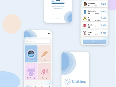 Laundry App New Concept for 2021 androidapp appdesign appdeveloper application appmaker clone clone android clone app launch laundry laundry app mobileapp ondemand uidesign uxuidesign