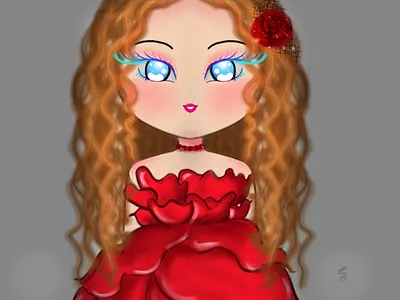 cloudy eye chibi digitalart digitalartwork girl illustration sketchbook