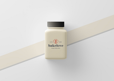 Bakelove Products – 3D Design 3d 3d design 3d mockup bottle design capsule bottle design medicine bottle mockup mockup mockup design product design
