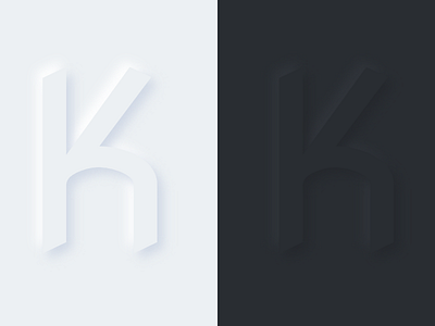 Neuomorphism Text branding design logo minimal neuomorphic neuomorphism vector