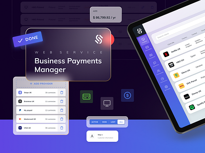 Fintech dashboard & popup [ GHL Payments startup ] app balance bank card dashboard design desktop finance fintech glass glassmorphism interface list payment table ui ux wallet web website