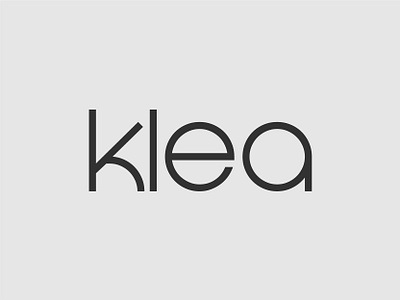 Klea Wordmark beauty beauty app beauty logo beauty product beauty salon brand typo logo branding custom typography design identity lettering logo logotype minimalist modern professional stylish logo typo typography word mark