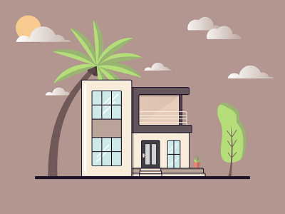 House Illustration digitalart house illustration