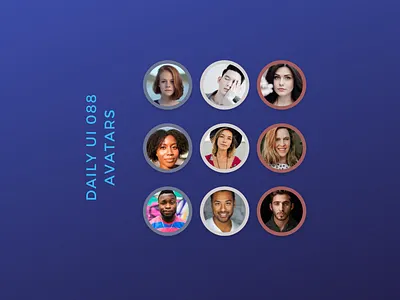 Daily UI 088 avatars avatar avatar icons avatardesign daily ui 088 dailyui