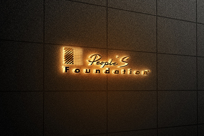 People`s foundation LOGO brand identity branding community foundation logo logodesign logos logotype