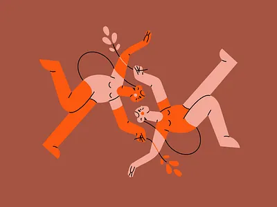 Nature is a woman app illustration blog illustration character character design clean illustration girls illustration illustration 2d line art love minimal art minimal illustration natural nature plant spring vector art web illustration woman women