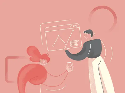 Illustration for the article of our blog branding design illustration vector